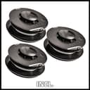 Einhell GC-ET 4530 Electric Garden Strimmer With 3 Thread Spools - Auto Line-Fed Grass Trimmer With Telescopic Aluminium Handle, Rotatable Head And Flower Guard - Corded Grass Strimmer Set - 9