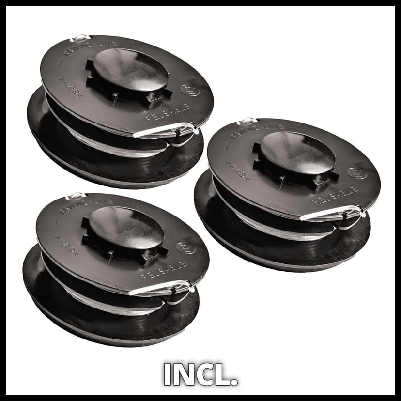 Einhell GC-ET 4530 Electric Garden Strimmer With 3 Thread Spools - Auto Line-Fed Grass Trimmer With Telescopic Aluminium Handle, Rotatable Head And Flower Guard - Corded Grass Strimmer Set - 9