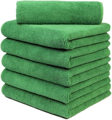 CARCAREZ Lot de 6 serviettes en microfibre de qualité sup…