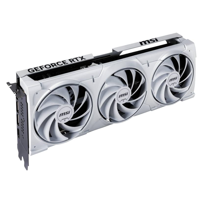 MSI NVIDIA GeForce RTX 5080 16G VENTUS 3X OC WHITE Carte Graphique - 16 Go GDDR7 (30 GB/s /256 Bits), PCIe 5.0 - Triple Ventilateur (3X Ventilateurs TORX 5.0), HDMI 2.1b, DisplayPort 2.1b - 5