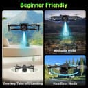 Toladrone TD12PRO Drone with Camera 1080P, Brushless Motor Drones for Adults 90° Motorised Adjustable Level 3 Wind Resistance APP Control Foldable Quadcopter for Beginners - 5