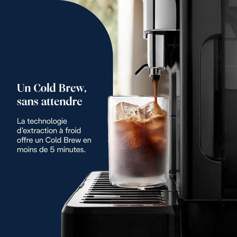 De'Longhi Eletta Explore Cold Brew ECAM452.67.G, Machine à Café Barista avec LatteCrema Hot and Cool, Machine à Espresso, Machine à Café Automatique, Extraction Froide, Pot à Café Inclus, Gris Foncé - 8