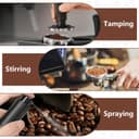 Y-Step 4PCS 51mm Coffee Tamper Set: with 30LB Calibrated Spring Loaded Barista Tamper, Tamper Mat, Spray Bottle, WDT Tool Espresso Coffee Distribution Stirrer, Espresso Aluminum Handle Accessories - 6