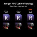 ASUS ROG Strix XG27UCDMG 27" OLED 4K 240Hz 0.03ms G-Sync Gaming Monitor - 2