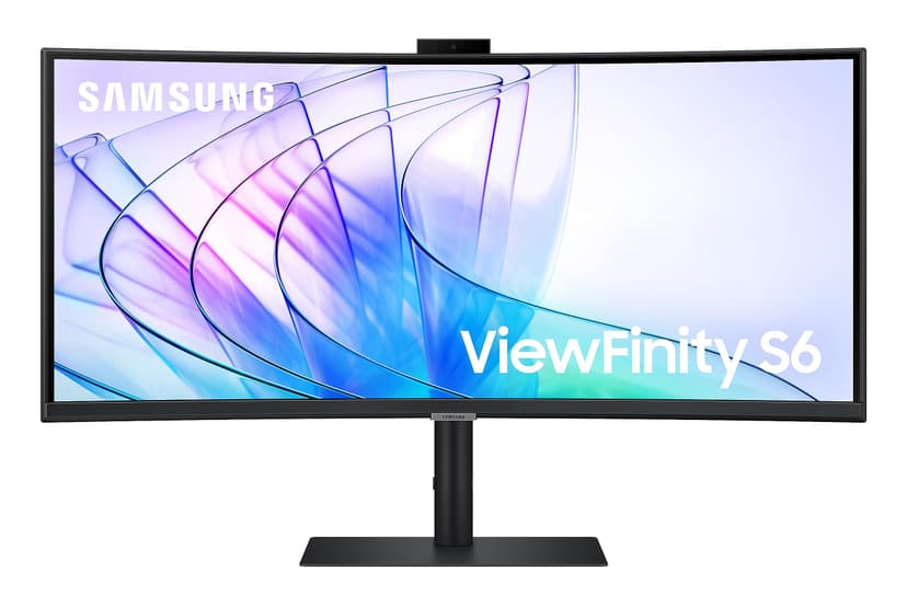 Samsung Ecran PC ViewFinity S65VC, 34" 100Hz - Dalle VA Incurvée 1000R, Résolution WQHD : 3440 x 1440 , 5ms, 3000:1, Adaptative Picture, Auto Source Switch+, KVM Switch,Pied Ajustable, Display port - 1