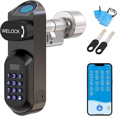 WELOCK U81 Ultra Smart Door Lock with Fingerprint Passwor…