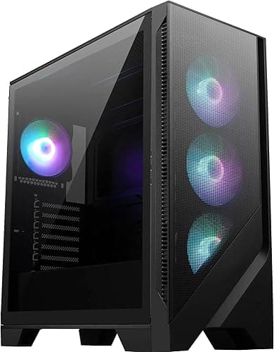 MSI MAG FORGE 320R AIRFLOW Mid-Tower PC Case - ATX Capaci…