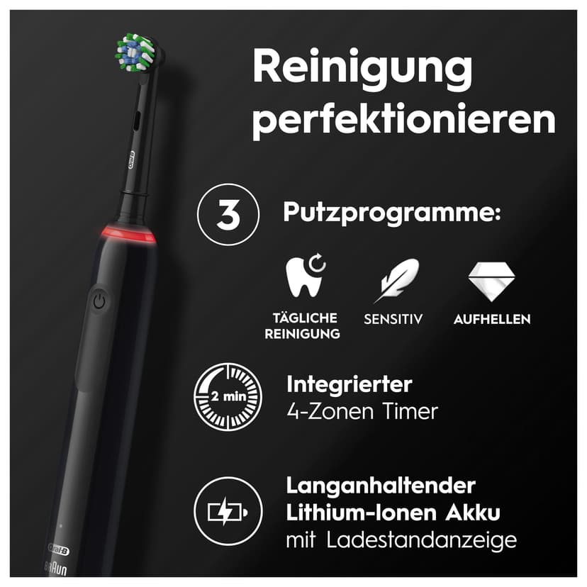 Oral-B Pro Series 3 Electric Toothbrush Black - 6