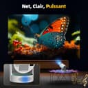 Videoprojecteur 4K Upgraded, Mini Projecteur Video Android 11 WiFi 6 BT 5.4 avec Haut-Parleur, Retroprojecteur Portable 1080P Auto Keystone 220° Rotation Compatibile avec HDMI/TV Stick/USB/PS5 - 3