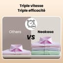 Neakasa Magic 1 Défroisseur vapeur portable avec aspiration, compact et pliable, pas de planche à repasser nécessaire, utilisation à une main - 4