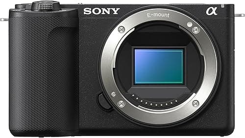 Sony ZV-E10M2 Mirrorless Vlogging Camera (26MP APS-C Sensor, 4K 60p Video, Flip Screen, Real-Time Eye AF, USB-C Streaming - Ideal for Creators & YouTubers)