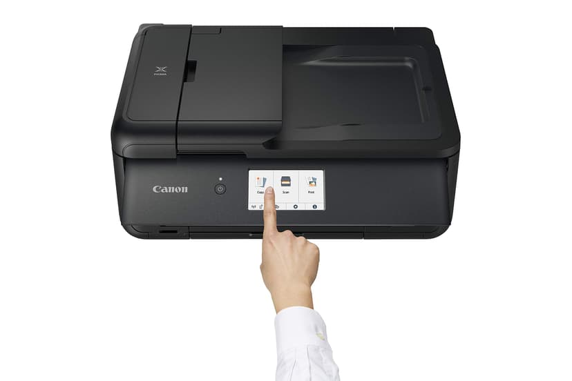 Canon PIXMA TS9550a Imprimante Multifonction Jet d’Encre Couleur Format A3 et A4 (5 encres séparées, WiFi, LAN, 2 chargeurs de Papier, Impression Recto Verso) Noir - 6