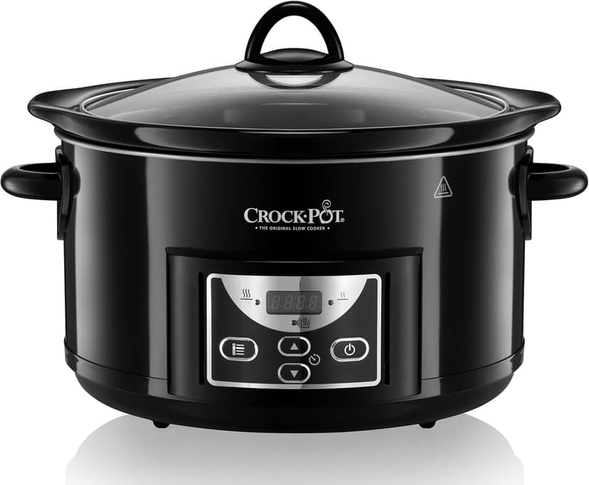Crock-pot 4.7l Gloss Black Digital Countdown Slow Cooker - 1
