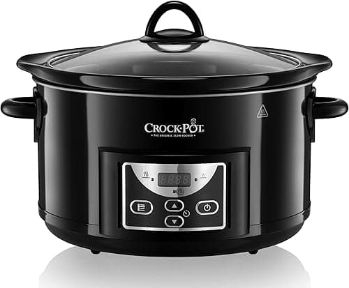 Crock-pot 4.7l Gloss Black Digital Countdown Slow Cooker