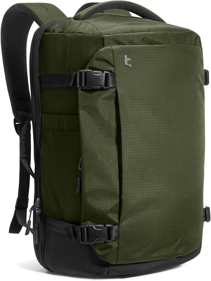tomtoc Travel Backpack 40L, TSA Friendly Flight Approved Carry on Luggage Hand Water-resistant Lightweight Business Rucksack, Durable Large Weekender Bag Daypack Fits 17.3 Inch Laptop - 1
