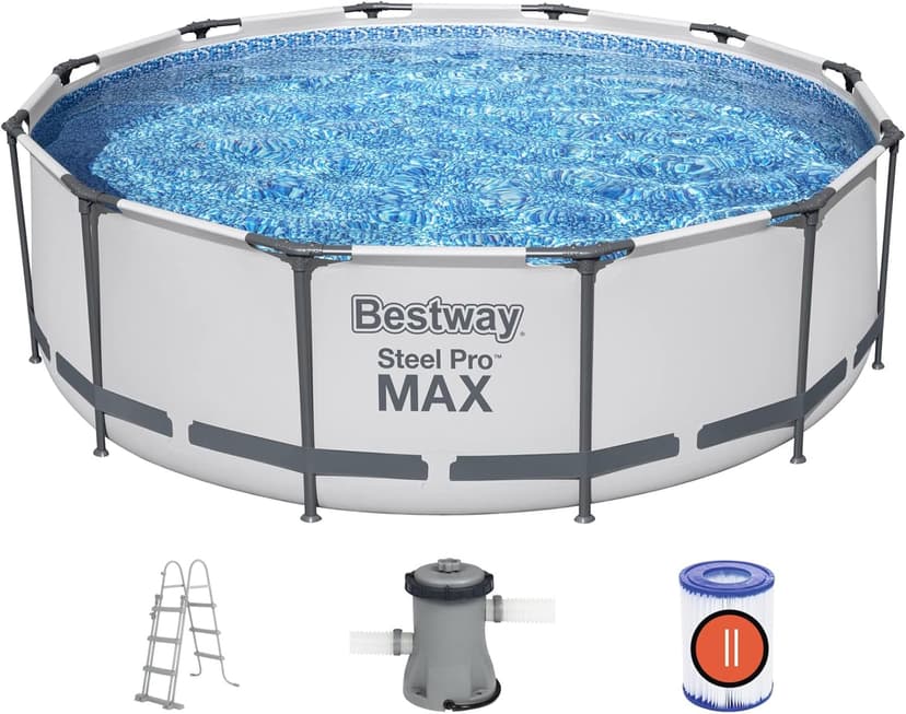 Bestway Steel Pro Max Pool Set 12 x 39.5 Inches / 3.66 m x 1.00 m - 1