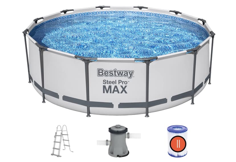 Bestway Steel Pro Max Pool Set 12 x 39.5 Inches / 3.66 m x 1.00 m - 1