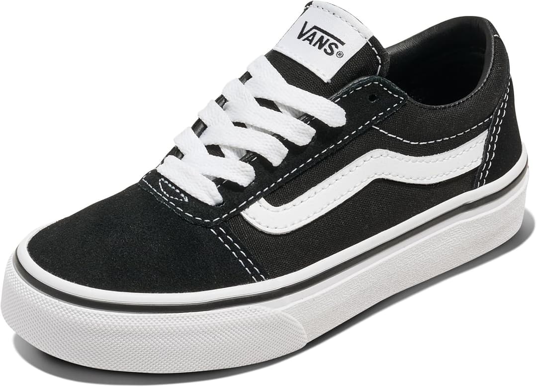 Vans Unisex Kid's Yt Ward Sneaker, Black/White, 6 UK