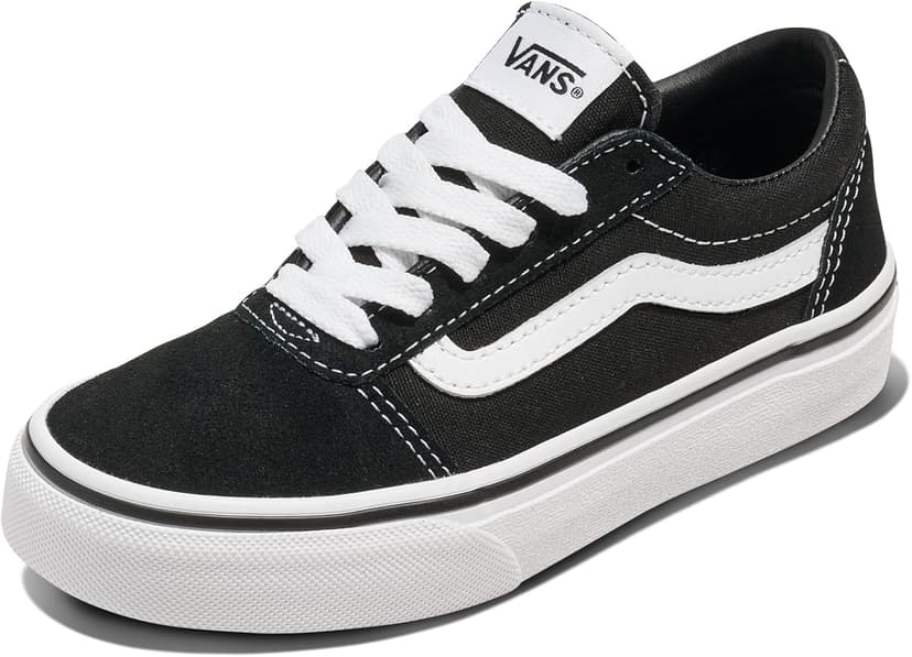 Vans Unisex Kid's Yt Ward Sneaker, Black/White, 6 UK - 1