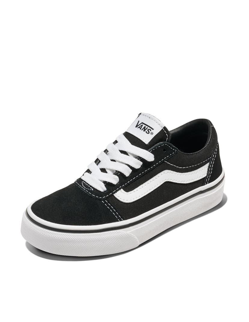Vans Unisex Kid's Yt Ward Sneaker, Black/White, 6 UK - 1