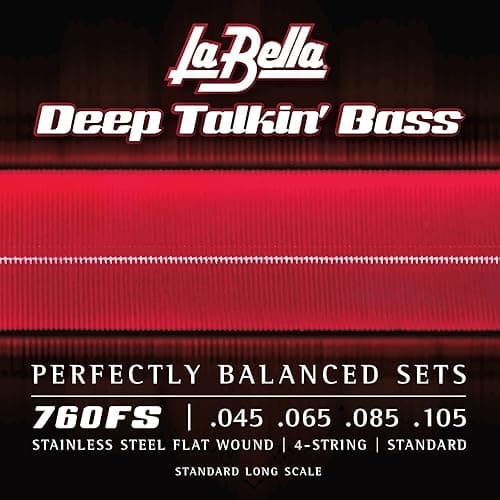 La Bella 760FS-TB Flat Wound Bass Strings Set 45/105