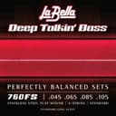 La Bella 760FS-TB Flat Wound Bass Strings Set 45/105 - 1