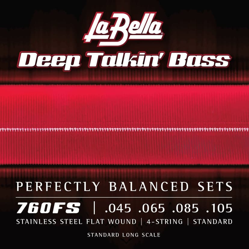 La Bella 760FS-TB Flat Wound Bass Strings Set 45/105 - 1