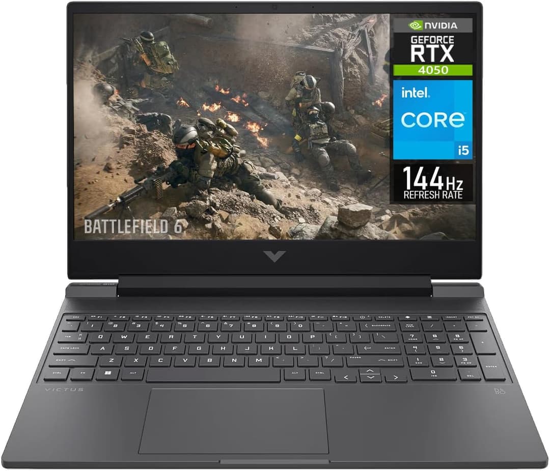 HP Victus NVIDIA GeForce RTX 4050 Gaming Laptop Intel Core i5 13420H 16GB RAM 512GB SSD 15.6" Windows 11 Home English Keyboard