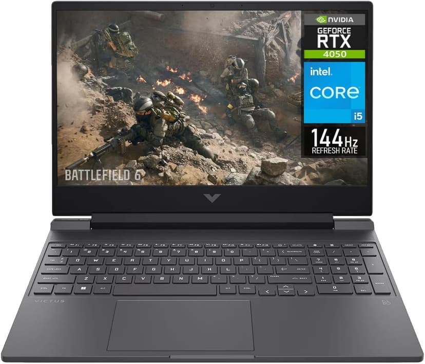 HP Victus NVIDIA GeForce RTX 4050 Gaming Laptop Intel Core i5 13420H 16GB RAM 512GB SSD 15.6" Windows 11 Home English Keyboard - 1