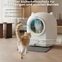 Devoko 90L Self cleaning cat litter tray,APP Control,6 safety sensors,Easy Clean litter robot,Extra Large litter boxes for Multiple Cats,Anti-pinch Smart Robot,Automatic cat litter tray for Multi-Cats - 6