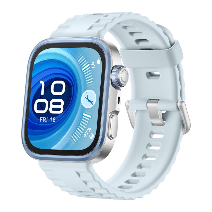 HUAWEI WATCH FIT 4 Pro Smartwatch, Ultra Thin, 1.82" Sapphire Glass, Titanium Alloy Bezel, Health Management, ECG, Up to 10 Days Battery Life, For Android and iOS, 6-Month Extended Warranty, Blue - 1