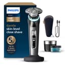 Philips Shaver i9000 Prestige, Wet & Dry Electric Shaver, Dark Slate, with Skin IQ Technology, Triple Lift & Cut System, 360 Rotating Dual SteelPrecision Blades, Quick Clean Pod, Model XP9202/30 - 1