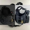 COD Ghost Style Chest Equipment Full Set Tactical Airsoft Outdoor Hunting Gear Breathable Vest Pouch Set - 6