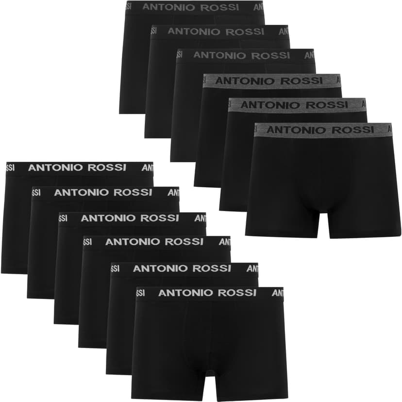 ANTONIO ROSSI (lot de 12) boxers ajustés pour hommes - Bo… - 1