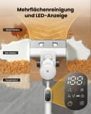 Proscenic F10 Ultra Aspirateur Laveur sans Fil,60 Mins Aspirateur Balai sans Fil Sec et Humide,Léger Aspirateur Eau et Poussière,Laveur de Sol,Autonettoyant,1.3L,Nettoyage des Angles,Bords,Sols Durs - 3