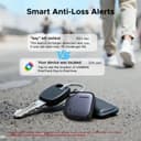 UGREEN FineTrack Duo (4 Pack) for iOS & Android, USB-C Rechargeable Tracker Compatible with Apple Find My and Google Find Hub, Keys Finder and Item Locator for Wallet, Backpack, Luggage and More - 6