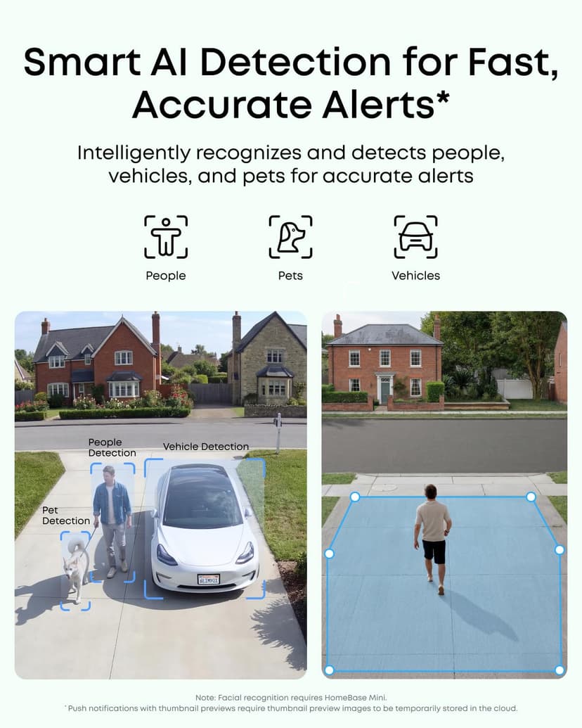 eufy Security eufyCam C35 Caméra de sécurité sans Fil, extérieur et intérieur, Support magnétique, Vision Nocturne en Couleur, Stockage sur Appareil sans abonnement, IP67, Prend en Charge Le Panneau - 7