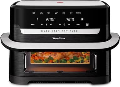 Moulinex Easy Fry Dual Flex, Air Fryer, Large Drawer 9L, …