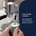 De'Longhi Dedica Duo EC890.M Barista Machine à café avec pompe, expresso et infusion à froid, machine à café manuelle avec tige à vapeur LatteArt, 15 cm de large, 2 expresso, écran tactile, tasse - 6