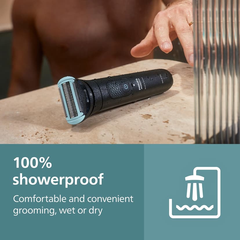Philips Norelco Body Groomer 7000 Series Men's Hair Trimmer with 2D Smooth Contour Flexible Head, Triple Protection Shaving System and Intimate Hair Trimmer, 100% Waterproof, BG7480/50 - 9