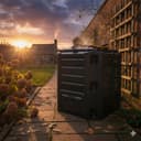 DEUBA® 380L Garden Compost Bin | Composting Organic ECO Waste Converter Box | Recycling Bins | Cleaning Caddy | Food Waste Bin | Dog Food Bin | Worm Farm | Outdoor Compost Garden Storage Box | Black - 9