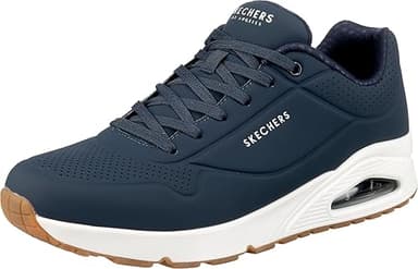 Skechers Uno Stand on Air Baskets Homme, Navy Durabuck Tr…