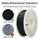 eSUN Kit de Recharge de Filament PLA et de Bobine, PLA 1.75mm et eSpool+ Amovible, Bobine de 1KG (2.2 LBS) Filament Rapide pour imprimantes 3D,Rouge Foncé - 2