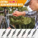 BIBURY Multitools, Multi Tool Foldable Pliers with Upgraded Scissors and Screwdriver Set, Stainless Steel Multitools with Nylon Pouch, Ideal for Camping, Outdoor, Repairing - Gift for Dad Men - Pro - 6