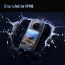 Insta360 X3 48MP 1/2" Action Camera 360° Waterproof Action Camera with 48MP Sensors, 5.7K 360° Active HDR Video, 72MP 360° Photos, 4K Single Lens, Stabilization, 2.29" Touch Screen with Sticker Kit - 7