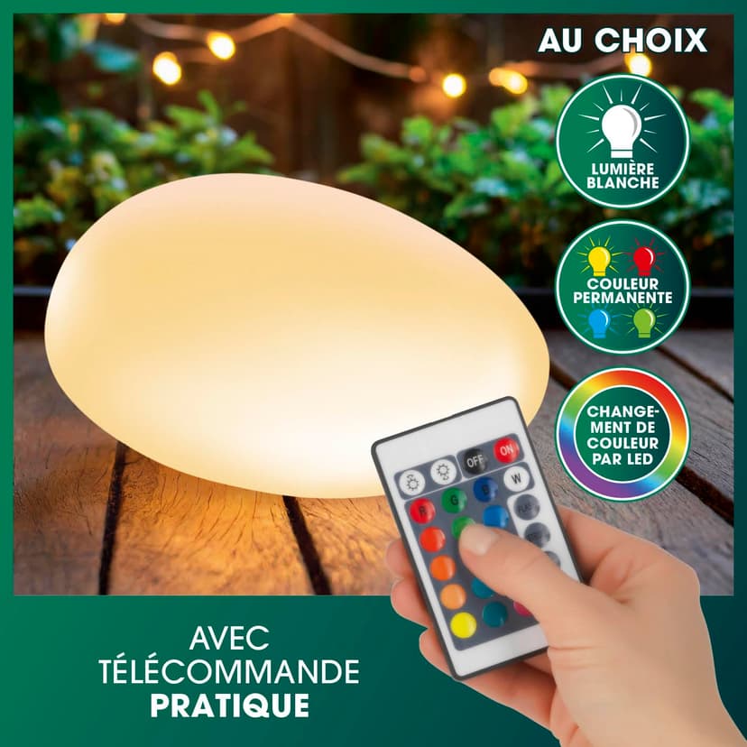 EASYmaxx LED Solar Light with Colour Change | Decorative Garden Light with LED Lighting | Beautiful Lighting Effects with Daylight Sensor in & Outdoor - 6