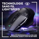 Logitech G G502 X LIGHTSPEED Wireless Gaming Mouse - Optical mouse with LIGHTFORCE hybrid optical-mechanical switches, HERO 25K gaming sensor, compatible with PC - macOS/Windows - Black - 3