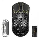 ATTACK SHARK R5 Ultra Carbon Fiber 8000Hz Wireless Gaming Mouse, 39g SUPERLIGHT, 42000DPI, PAW3950MAX Sensor, Nordic 52840 Chip, Bluetooth/2.4G/USB-C Wired Mice with Coiled Cable, for PC/Mac, Black - 1