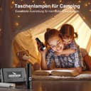 Shadowhawk LED Torch 500,000 Lumens, Extremely Bright USB Rechargeable Tactical Flashlight with Holster XHP70.2, IP67 Waterproof 5 Light Modes for Camping Hiking Emergencies - 9