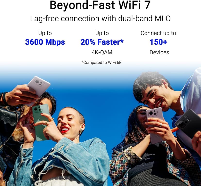 ASUS RT-BE58 Go - Routeur de Voyage WiFi 7 Double Bande, 3600 Mbps, 4G & 5G Mobile Tethering, Port 2.5G, réseau invité Pro SSIDs, sécurité réseau avancée & VPNs, USB-C Power Delivery - 5